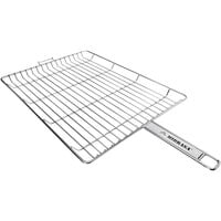 Mibrasa 15 11/16" x 11 13/16" x 13/16" Stainless Steel Wire Grill Basket KG4030H2