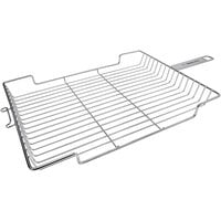 Mibrasa 15 11/16" x 11 13/16" x 1 5/8" Stainless Steel Wire Grid Turbot Grill Basket KR4030H4