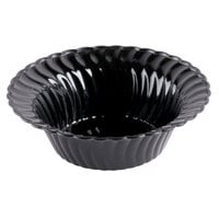 Fineline Flairware 205-BK Black 5 oz. Plastic Bowl - 180/Case