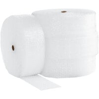 Lavex Industrial 12 inch x 250' Large 1/2 inch Perforated Bubble Rolls - 4/Bundle