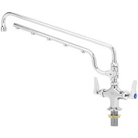 T&S B-0200-U18-CR Ultrarinse Single Hole Deck Mount Mixing Faucet with 18" Swing Nozzle and 16" 1.5 GPM Sprayer Arm
