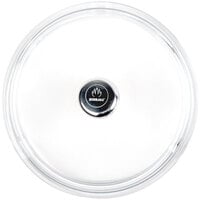 Mibrasa 6 5/16 inch Round Glass Casserole Dish Lid with Aluminum Handle