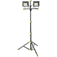 PowerSmith 20,000 Lumen Dual-Head Corded LED Work Light with 74" Adjustable Tripod and 9' Power Cord PWLD200T - 120V