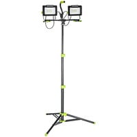 PowerSmith 14,000 Lumen Dual-Head Corded LED Work Light with 64" Adjustable Tripod and 9' Power Cord PWLD140T - 120V