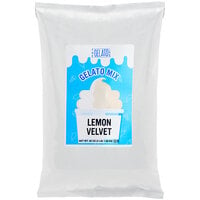 The Gelato Lab Lemon Velvet Soft Serve Mix 3 lb. - 5/Case