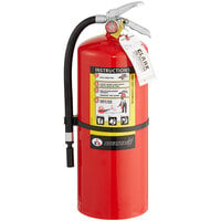 Badger Advantage ADV-20 18 lb. Dry Chemical ABC Fire Extinguisher with Wall Bracket - Tagged and Rechargeable