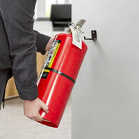 Badger Advantage ADV-20 18 lb. Dry Chemical ABC Fire Extinguisher with Wall Bracket - Tagged and Rechargeable