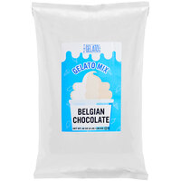 The Gelato Lab Belgian Chocolate Soft Serve Mix 3 lb. - 5/Case