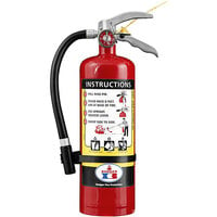 Badger 22486 5 lb. Standard ABC Multipurpose Dry Chemical Fire Extinguisher with Vehicle Bracket - UL Rating 3-A:40-B:C