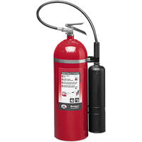 Badger Extra 21096 20 lb. Carbon Dioxide Self-Expelling Fire Extinguisher with Wall Hook - UL Rating 10-B:C