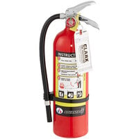 Badger Advantage ADV-550 5 lb. Dry Chemical ABC Fire Extinguisher with Vehicle Bracket - Tagged and Rechargeable
