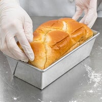 Chicago Metallic 40425 1 lb. Glazed Aluminized Steel Bread Loaf Pan - 8 1/2 inch x 4 1/2 inch x 2 3/4 inch