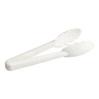 Mercer Culinary M35100WH Hell's Tools® 9 1/2" White High Temperature Plastic Tongs