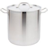 Vollrath 3506 Optio 27 Qt. Stainless Steel Stock Pot with Cover