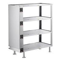 ServIt HSW20404 43" x 20 1/8" 4-Shelf Heated Shelf Warmer / Take-Out Station - 120V, 1400W