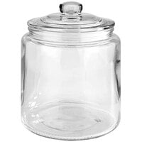 APS Classic 30.5 oz. Glass Canister with Lid APS 82250 - 12/Case