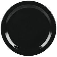 Carlisle 4350003 Dallas Ware 10 1/4 inch Black Melamine Plate - 48/Case