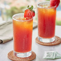 Davidson's Organic Decaf Strawberry Iced Tea Filter Packs 1 Gallon - 48/Case