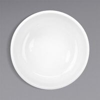 Corona by GET Enterprises Actualite 9 oz. Bright White Porcelain Stackable Bouillon Bowl - 24/Case