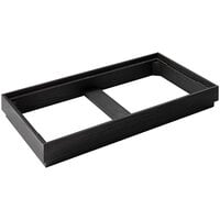 Abert Domino 15 3/4" x 7 7/8" Black Ash Wood Display Frame by Arc Cardinal