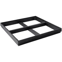 Abert Domino 15 3/4" x 15 3/4" Black Ash Wood Display Frame by Arc Cardinal