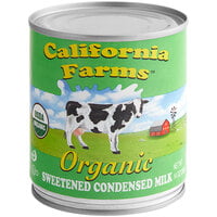 California Farms Organic Sweetened Condensed Milk 14 oz. - 24/Case
