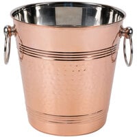American Metalcraft WB8C 5.25 Qt. Hammered Copper Wine Bucket