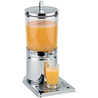 APS Top Fresh 1.5 Gallon Stainless Steel Beverage Dispenser with Stand APS 10700
