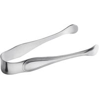 Oneida New Rim by 1880 Hospitality T012MTSF 6" 18/10 Stainless Steel Extra Heavy Weight Sugar Tongs - 12/Case