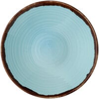 Dudson Harvest 47.5 oz. Turquoise Coupe China Bowl by Arc Cardinal - 12/Case