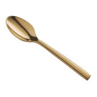 Oneida Chef's Table Gold by 1880 Hospitality B408SADF 4 3/8" 18/0 Stainless Steel Heavy Weight Demitasse Spoon - 12/Case