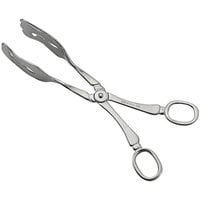 Oneida New Rim by 1880 Hospitality T012MTCF 8 1/2" 18/10 Stainless Steel Extra Heavy Weight Pastry Tongs - 12/Case