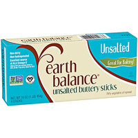 Earth Balance Vegan Unsalted Buttery Sticks 1 lb. - 18/Case