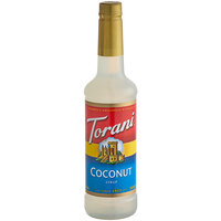 Torani Coconut Flavoring Syrup 750 mL Plastic Bottle