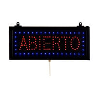 Aarco ABI08S Rectangular Abierto Open LED Sign