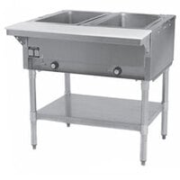 Eagle Group SHT2 Steam Table - Two Pan - Sealed Well, 120V