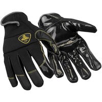 RefrigiWear Black Gladiator Grip Gloves - Pair