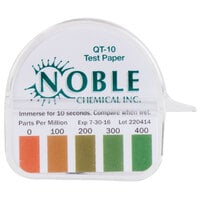 Noble Chemical QT-10 Quaternary Test Paper Dispenser - 0-400ppm