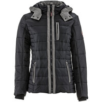 RefrigiWear Black / Charcoal Women's Pure-Soft Jacket 0473RBCH3XL - 3XL