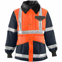 RefrigiWear Iron-Tuff Jackoat Two-Tone Orange / Navy Jacket 0342RTONMEDL2 - Medium