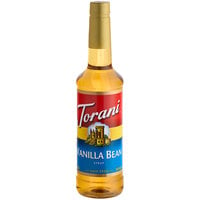 Torani Vanilla Bean Flavoring Syrup 750 mL Plastic Bottle