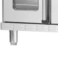 Alto-Shaam 5004688 Stainless Steel Leg Kit with Seismic Feet for ASC-2E and ASC-2E/E Convection Ovens - 4"