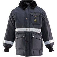 RefrigiWear Iron-Tuff Enhanced Visibility Siberian Navy Jacket 0343RNAVSML - Small