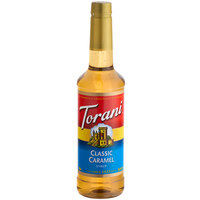 Torani Classic Caramel Flavoring Syrup 750 mL Plastic Bottle