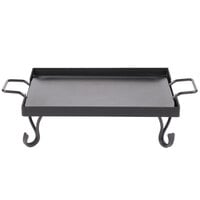 American Metalcraft GS16 1/2 Size Wrought Iron Griddle with Stand