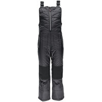 RefrigiWear Women's Black Diamond Quilted Bib Overalls 0425RBLK3XL - 3XL
