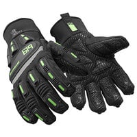 RefrigiWear 0679RBLK2XL Black Insulated Extreme Freezer Gloves - 2XL - Pair