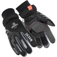RefrigiWear Women's Black Insulated Softshell Glove - Pair