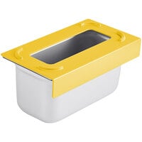 Pan Stackers Yellow Stacker for 1/3 Size Stainless Steel Hotel Pans