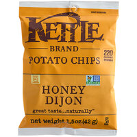 Kettle Brand Honey Dijon Potato Chips 1.5 oz. - 24/Case